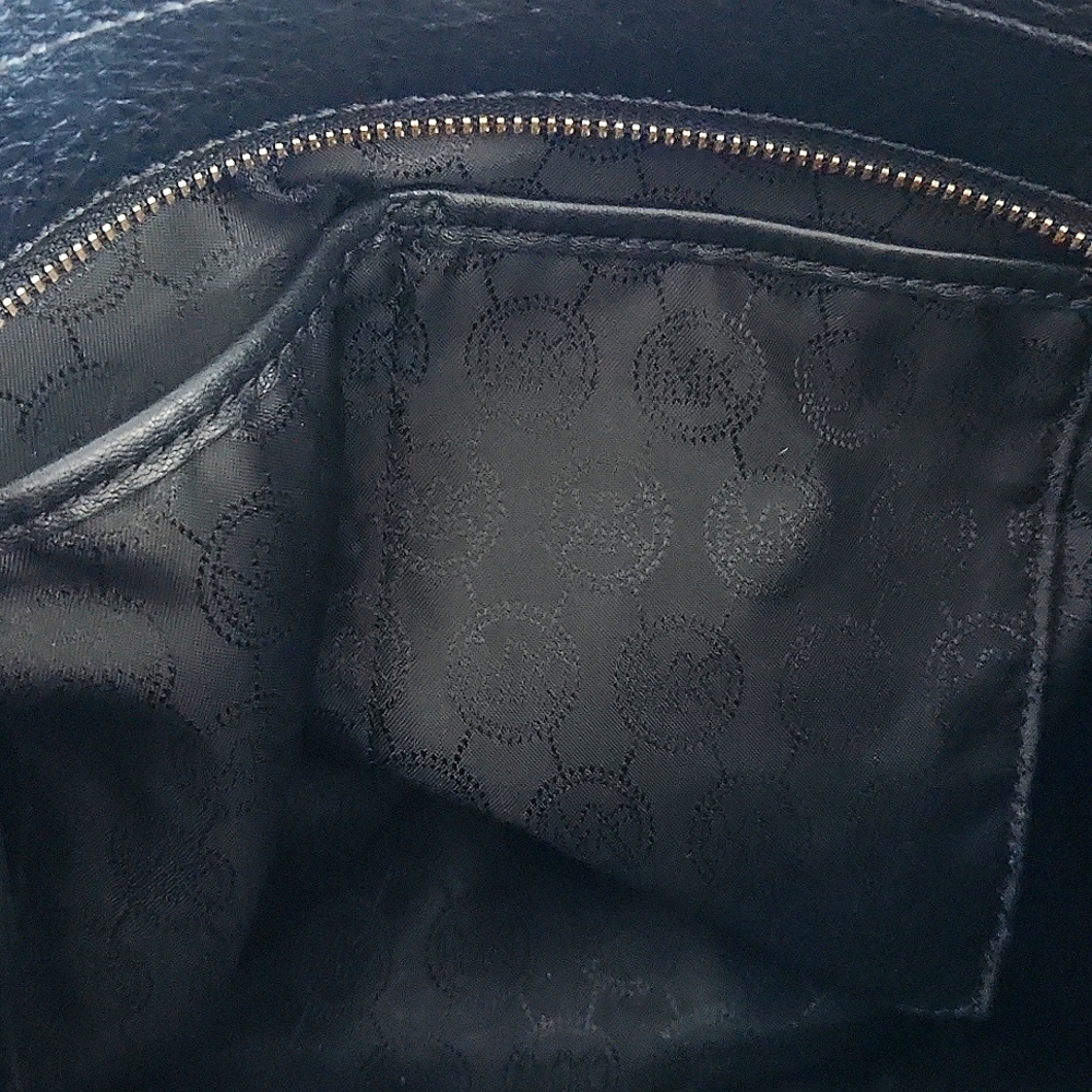 Michael Kors Black Leather Hobo with Gold Hardware - Picture 13 of 13